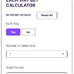 each way bet calculator william hill